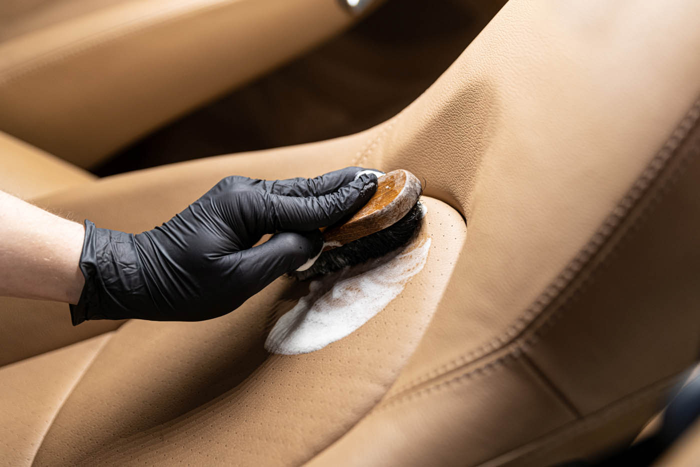 Dapper Pros provides leather revive services.